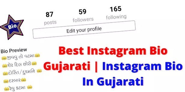 Best Instagram Bio Gujarati