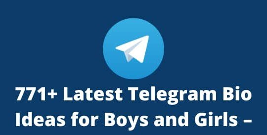 Telegram Bio Ideas for Boys and Girls