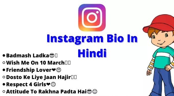 Best Stylish Instagram Bio In Hindi